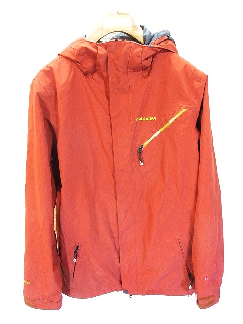ボルコム VOLCOM マウンテンパーカー GORE-TEX 比翼 オレンジ 橙 SP 