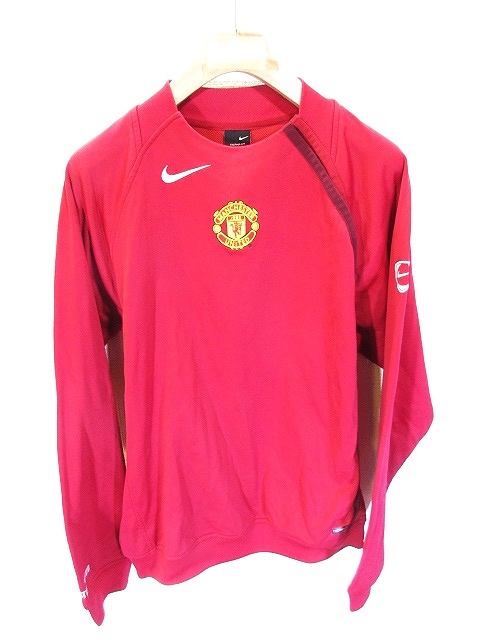 Nike マンチェスター・ユナイテッド シャツ M レッド ナイキ NIKE サッカー シャツ 長袖 マンチェスター・ユナイテッド 赤