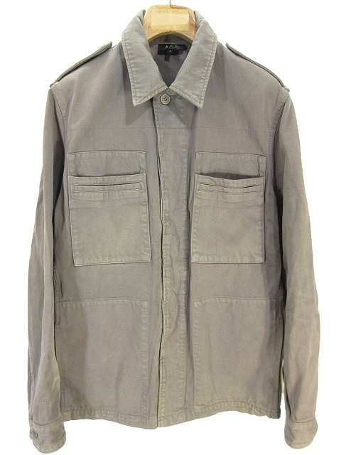 アーペーセー A.P.C. ミリタリー コート フィールド ジャケット ミドル 