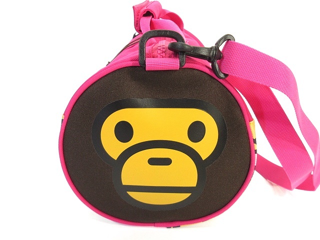 未使用品 アベイシングエイプ A BATHING APE 2WAY ロール ボストン 