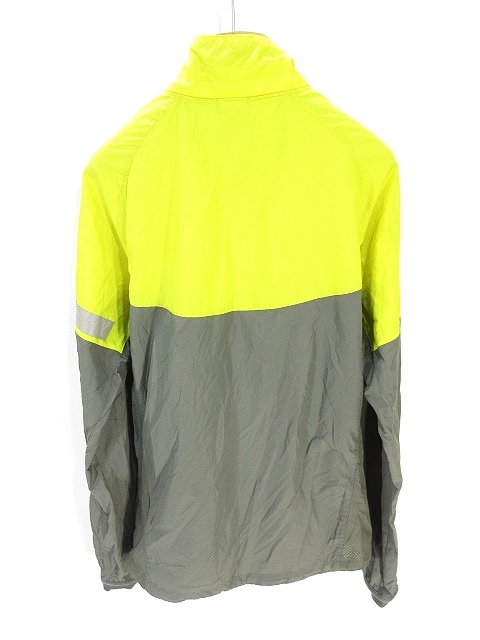 Nike テック ウィンドブレーカー グレー/イエロー ナイキ NIKE トラック ジャケット バイカラー 黄色 イエロー グレー L