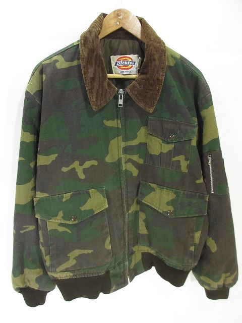 ディッキーズ Dickies ジップアップ ブルゾン ジャケット 迷彩 