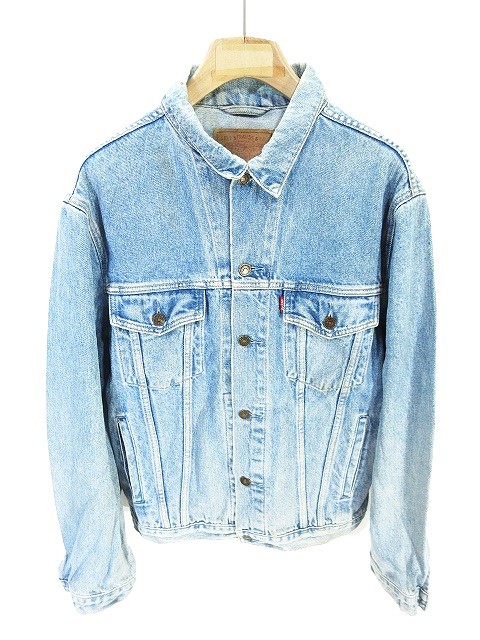 リーバイス Levi S 3rd デニム ジャケット ジージャン 水色 インディゴ M Us古着 メンズ 146 ベクトルパーク