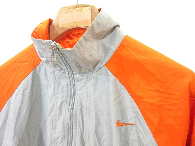 Nike ジップアップジャケット グレー/オレンジ