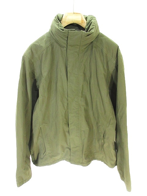 エルエルビーン L L Bean マウンテンパーカー ナイロン ジャケット 収納フード 比翼 裏メッシュ カーキ L Reg メンズ 146 ベクトルパーク