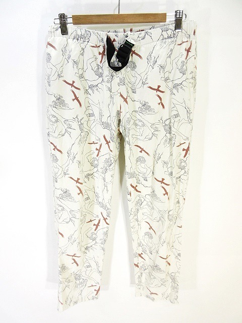 ワイルドシングス Wildthings クライミング ロング パンツ 総柄 白 ホワイト M メンズ 146 ベクトルパーク