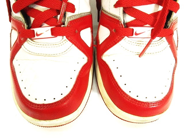 ナイキ NIKE AIR PRIZE 2 MID エアプライズ2 スニーカー 白 赤