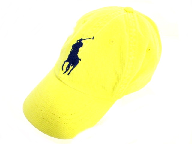ポロ ラルフローレン Polo Ralph Lauren キャップ 帽子 キャンバス 刺繍 黄色 イエロー 59cm メンズ 146 201910161425 ベクトルパーク