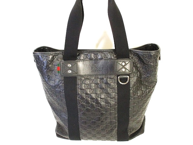グッチ GUCCI トート バッグ シェリーライン GG 総柄 レザー 