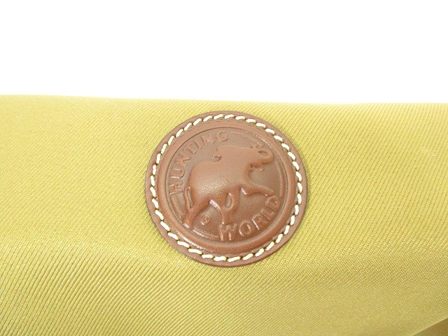 HUNTING WORLD ハンティングワールド シューズケース ハンティングワールド］シューズケース “The Canvas Shoe Bag