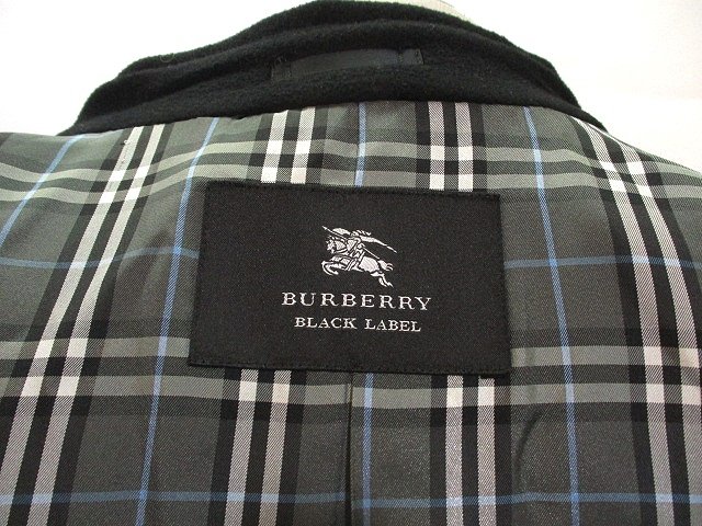 バーバリーブラックレーベル BURBERRY BLACK LABEL ステンカラー 