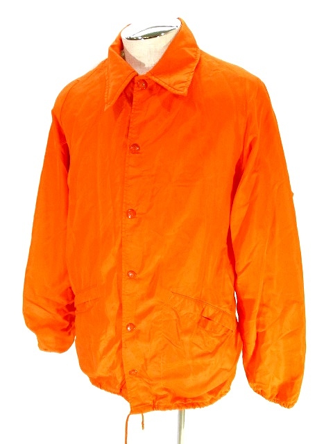 キングルイ King Louie コーチ ジャケット ナイロン プリント オレンジ M メンズ 146 ベクトルパーク