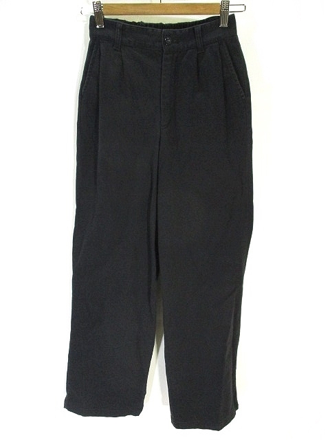 全日本婦人子供服工業組合連合会 ワイド チノ パンツ チノパン ロング タック 無地 S ブラック 黒 レディース 146 ベクトルパーク 全日本婦人子供服工業組合連合会 ワイド チノ パンツ チノパン ロング タック 無地 S ブラック 黒 レディース 146 ベクトルパーク