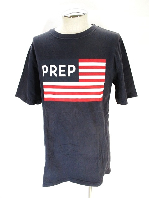 トミー Tommy Tシャツ カットソー 半袖 プリント 紺 ネイビー Xl 国内正規 メンズ 146 ベクトルパーク