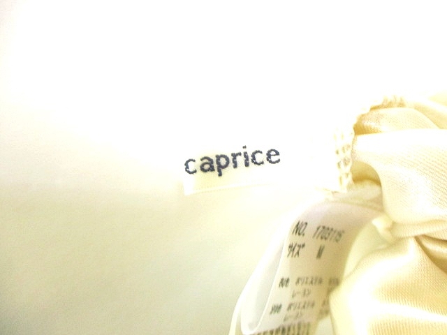 アーモワールカプリス Armoire Caprice ワンピース 膝丈 半袖 切替 レース 花柄 総柄 M ライトベージュ レディース 146 ベクトルパーク