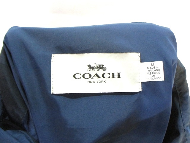 coach ブルー マウンテンパーカー coach ブルー マウンテンパーカー