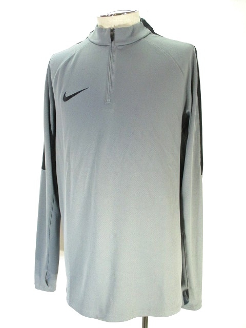 Nike 韓国代表 ハーフジップシャツ グレー Nike 韓国代表 ハーフ