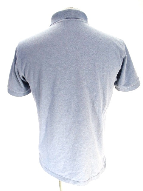 ユニクロ Uniqlo 美品 ポロシャツ 半袖 無地 水色 ライトブルー S メンズ 146 ベクトルパーク