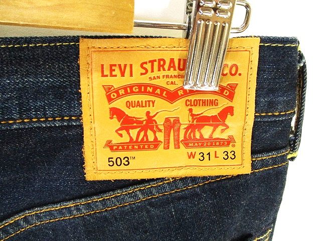 リーバイス Levi S 502 デニム パンツ ジーンズ ストレート 濃紺 インディゴ W31 L33 メンズ 146 ベクトルパーク