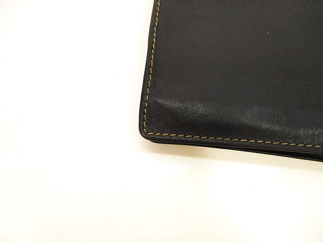 ホワイトハウスコックス White House Cox 二つ折り 財布 レザー 無地 黒 ブラック メンズ 146 ベクトルパーク
