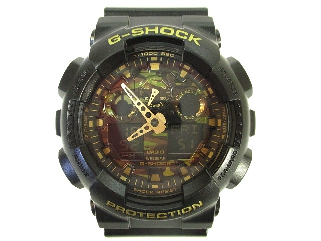 カシオ ジーショック CASIO G-SHOCK 美品 GA-100CF 5081 腕時計 