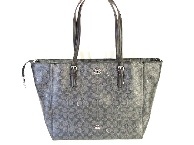 コーチ COACH 極美品 コーテッド キャンバス シグネチャー マザーズ 
