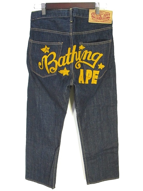 アベイシングエイプ A BATHING APE 美品 デニム パンツ ジーンズ 