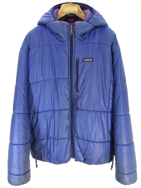 パタゴニア Patagonia ダスパーカー Das Parka 中綿 ジャケット フーディー F6 1996年 L コバルトブルー アウトドア ウェア メンズ 146 ベクトルパーク