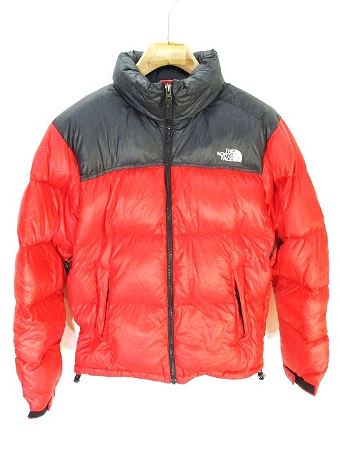 ザノースフェイス The North Face ヌプシジャケット ダウン ジャケット バイカラー 赤 黒 レッド ブラック Xl 国内正規 Qw メンズ 146 ベクトルパーク