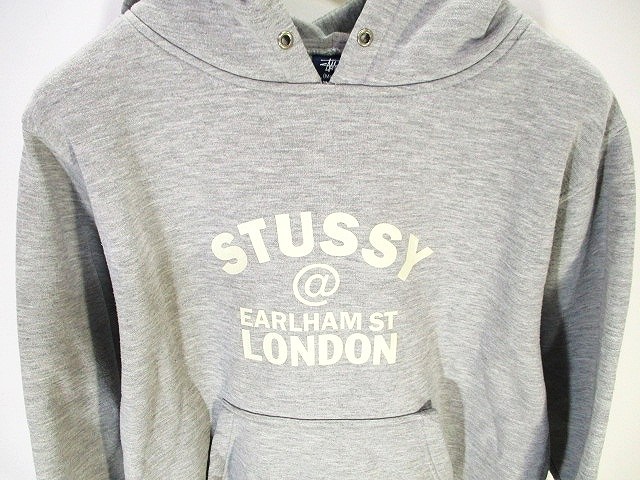 ステューシー STUSSY スウェット パーカー プルオーバー プリント 裏 
