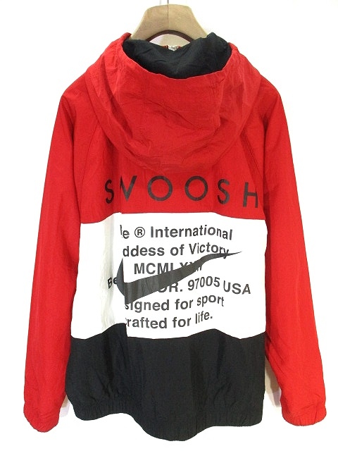 ナイキ NIKE 美品 SWOOSH HOODY WOVEN JACKET CJ4889-657 スウッシュ  