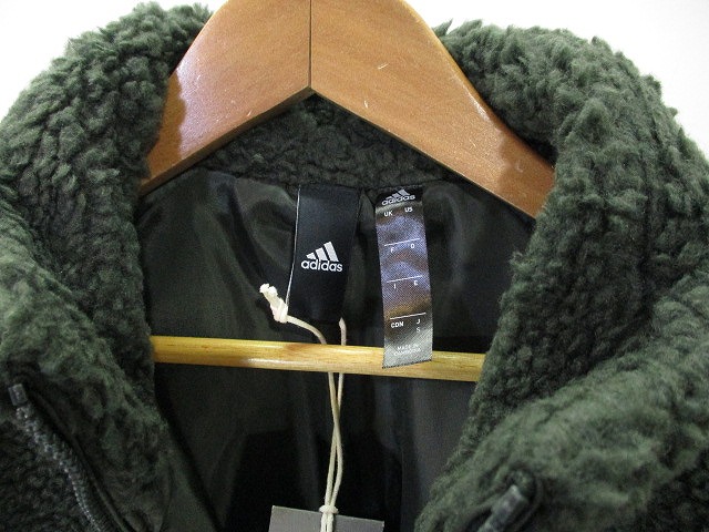 アディダス adidas ボア ジャケット ジップアップ 長袖 ED1951 アディダス adidas ボア ジャケット ジップアップ 長袖 ED1951