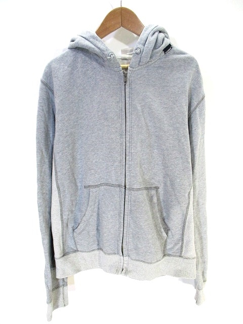 アヴィレックス Avirex スウェット ジップアップ パーカー 長袖 無地 裏パイル グレー M Qw メンズ 146 ベクトルパーク