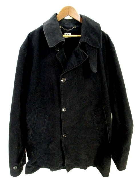 C.P. COMPANY ステンカラーコート ブラック シーピーカンパニー C.P.COMPANY ステンカラー コート
