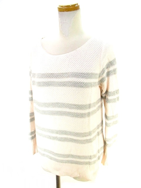 ギャップ Gap ニット セーター 長袖 クルーネック ピンク M レディース 146 ベクトルパーク