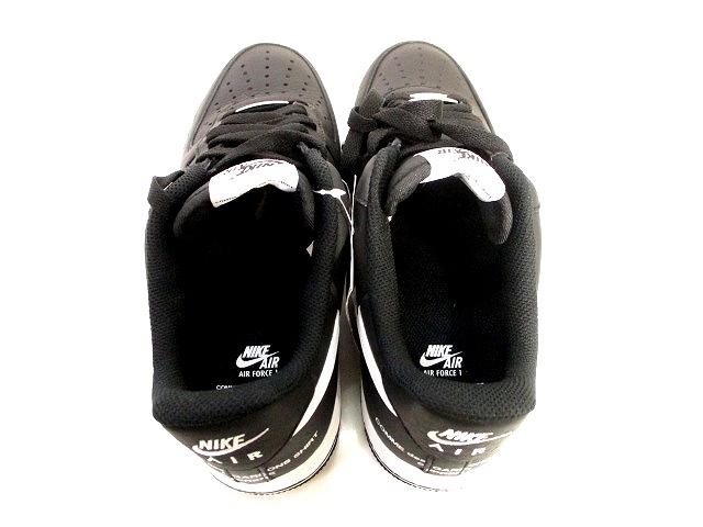 未使用品 ナイキ NIKE × Supreme CDG Comme des Garçons SHIRT シュプリーム コムデギャルソン AIR FORCE 1 LOW エアフォース スニーカー 黒 ブラック 26 ☆AA★ メンズ