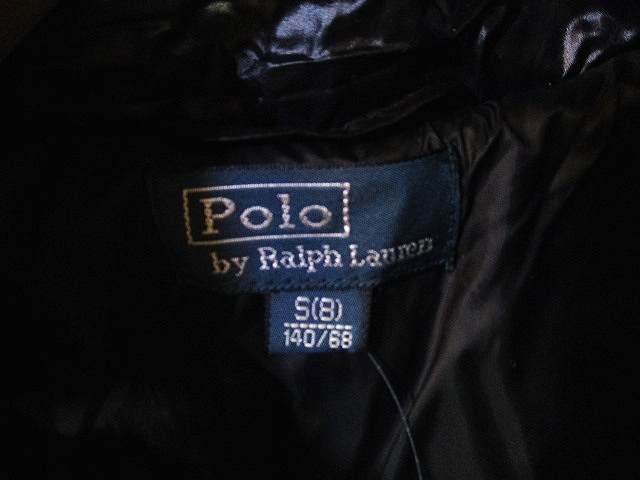 未使用品 ポロ バイ ラルフローレン Polo by Ralph Lauren ダウン