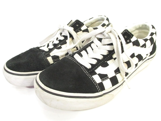 バンズ Vans Old Skool Dx オールドスクール Dx V36cl スニーカー チェッカーボード スエード キャンバス ローカット 22 5 ホワイト ブラック 白 黒 レディース 146 ベクトルパーク