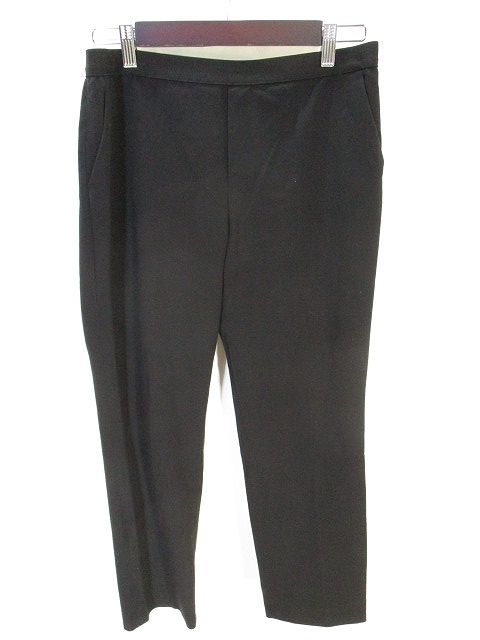 ユニクロ Uniqlo パンツ スラックス ロング 無地 黒 ブラック L レディース 146 ベクトルパーク