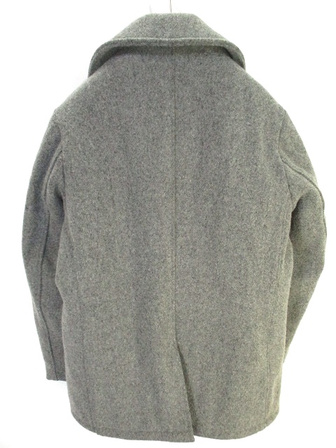 ショット Schott 美品 ピーコート Pコート 中綿 ダブル ジャケット 無地 38 グレー Usa製 メンズ 146 ベクトルパーク