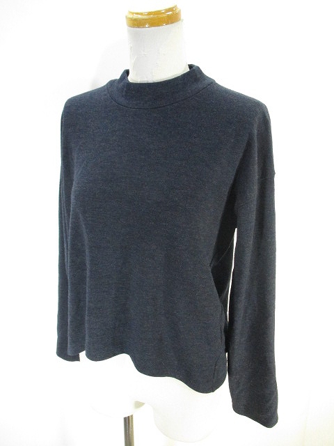 グローバルワーク Global Work ニット セーター 長袖 無地 紺 ネイビー L レディース 146 ベクトルパーク