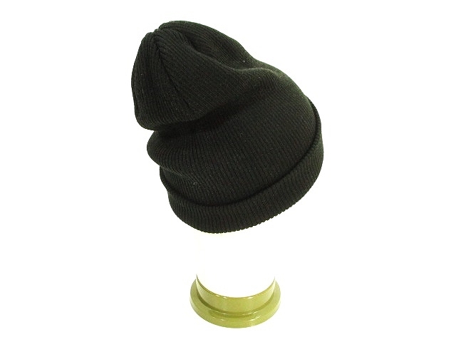 A Bathing Ape ニット帽 黒 A BATHING APE (エイプ) BAPE STA KNIT CAP (ビーニー)(ニット