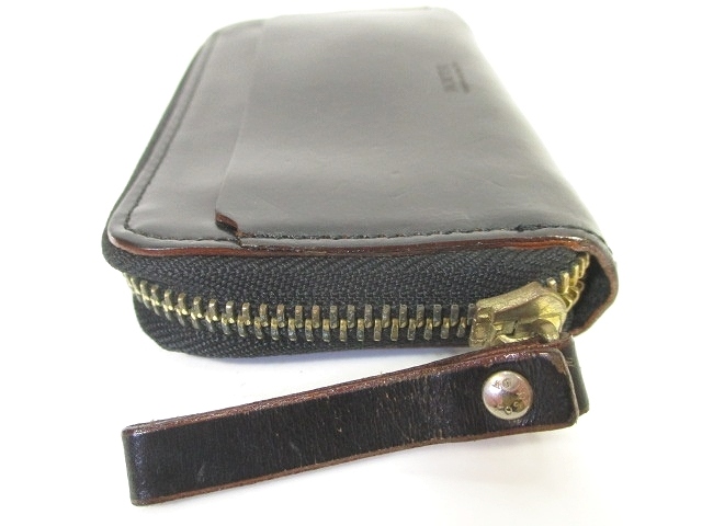 BELPERコインケース&カードケース 箔押しB 馬蹄型コインケース COIN CASE ( ルガト・ブラック