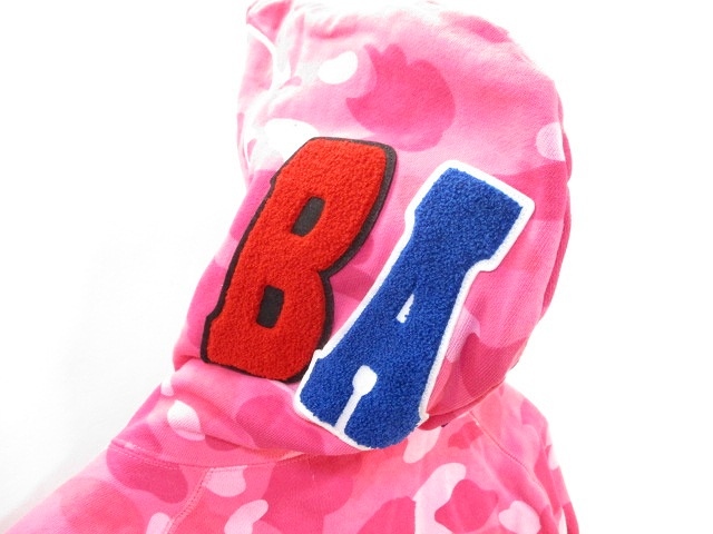 アベイシングエイプ A BATHING APE 美品 スウェット ジップアップ 
