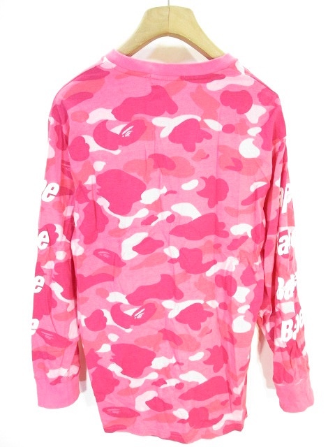 アベイシングエイプ A BATHING APE 美品 Tシャツ カットソー ロンT 