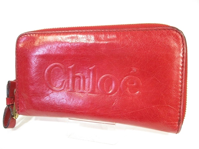 クロエ CHLOE シャドウ SHADOW ラウンドファスナー 長財布 ロング  