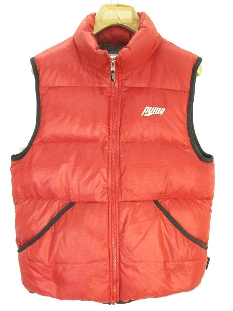プーマ Puma ダウン ベスト ノースリーブ ジャケット ナイロン ロゴ M レッド 赤 国内正規 メンズ 146 ベクトルパーク プーマ Puma ダウン ベスト ノースリーブ ジャケット ナイロン ロゴ M レッド 赤 国内正規 メンズ 146 ベクトルパーク