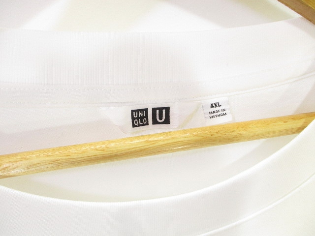 ユニクロ Uniqlo Tシャツ カットソー 半袖 クルーネック 無地 大きいサイズ 白 ホワイト 4xl Zx メンズ 146 ベクトルパーク