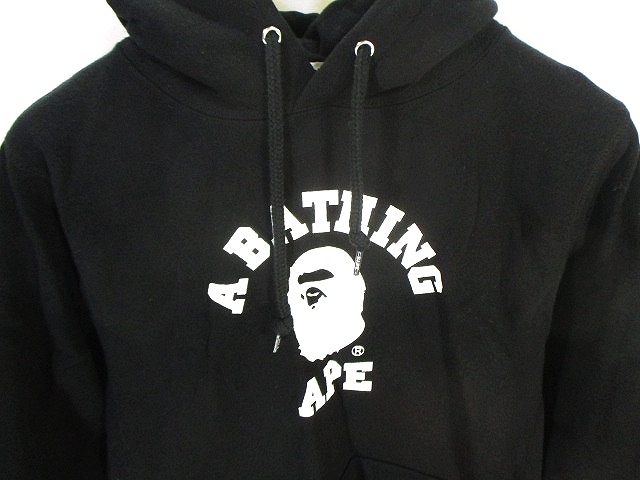 A BATHING APE アベイシング エイプ スウェット アーチロゴ 黒