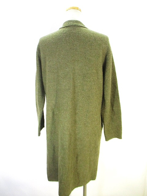 ユニクロ Uniqlo ロング カーディガン ニット ハイゲージ ウール100 カーキ M レディース 146 ベクトルパーク